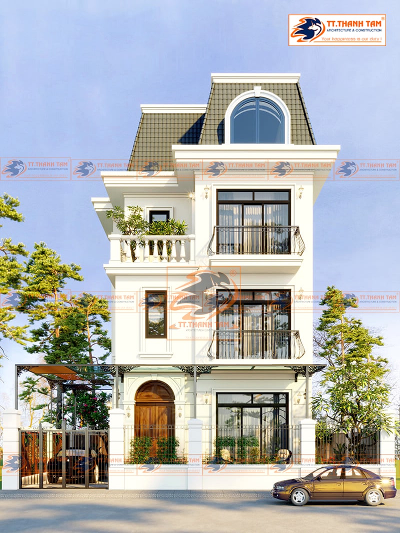 THIẾT KẾ BIỆT THỰ CAO CẤP - MẶT TIỀN