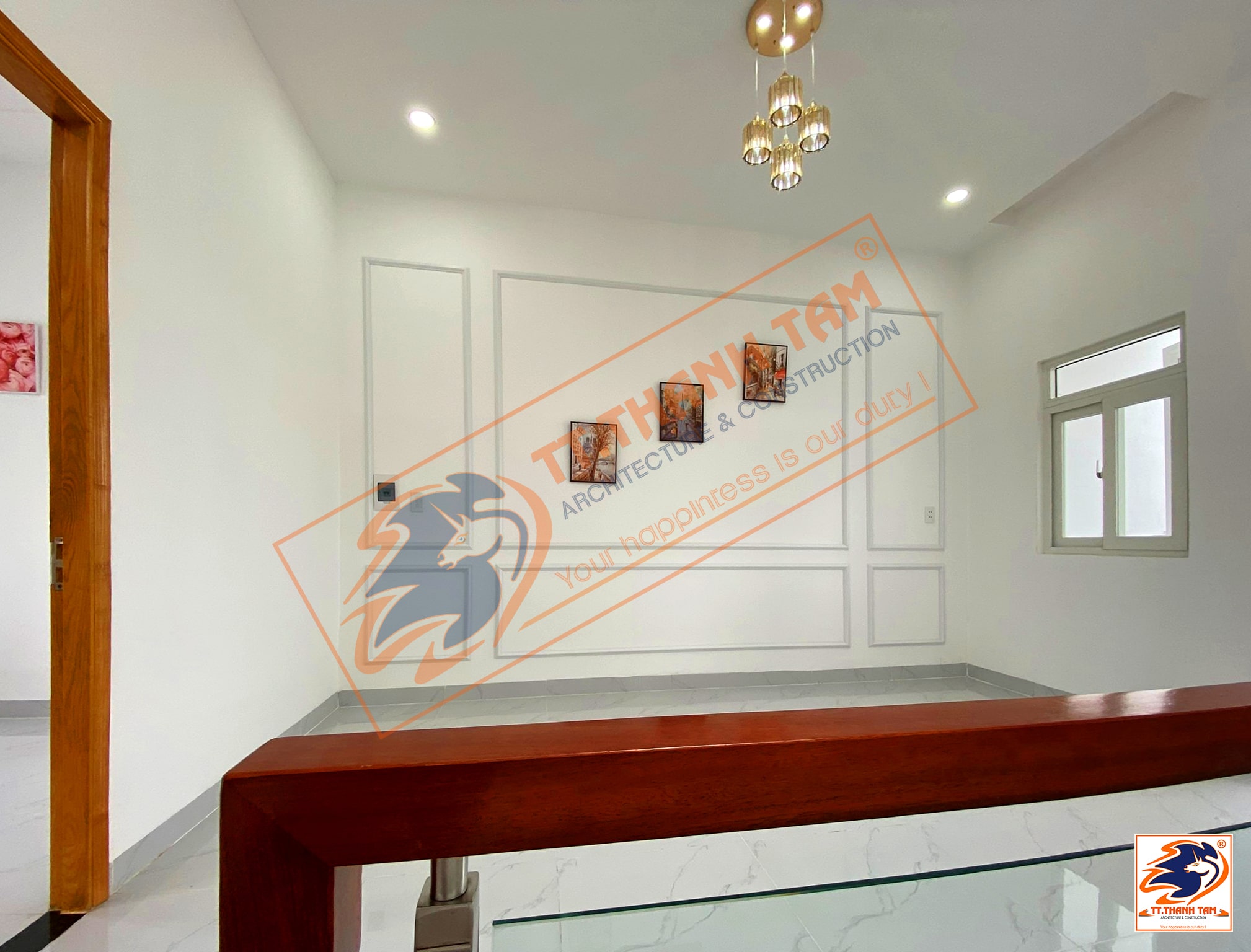 nhà phố 3 tầng hiện đại - không gian chung