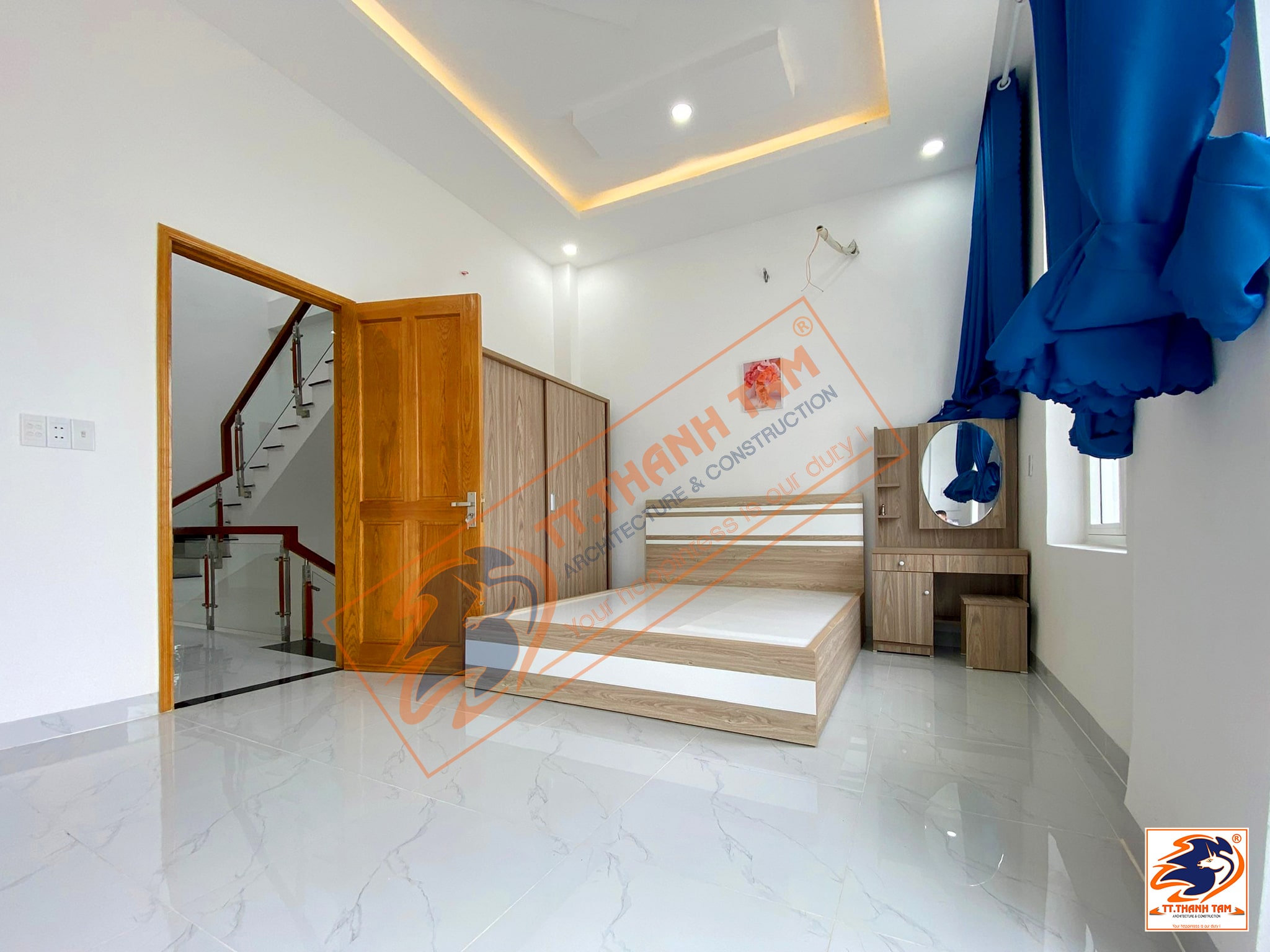 nhà phố 3 tầng hiện đại