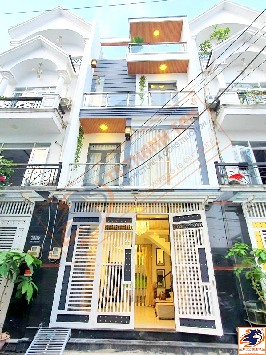 Thiết kế thi công trọn gói Nhà phố  hiện đại tại Nhà Bè - Hồ Chí Minh