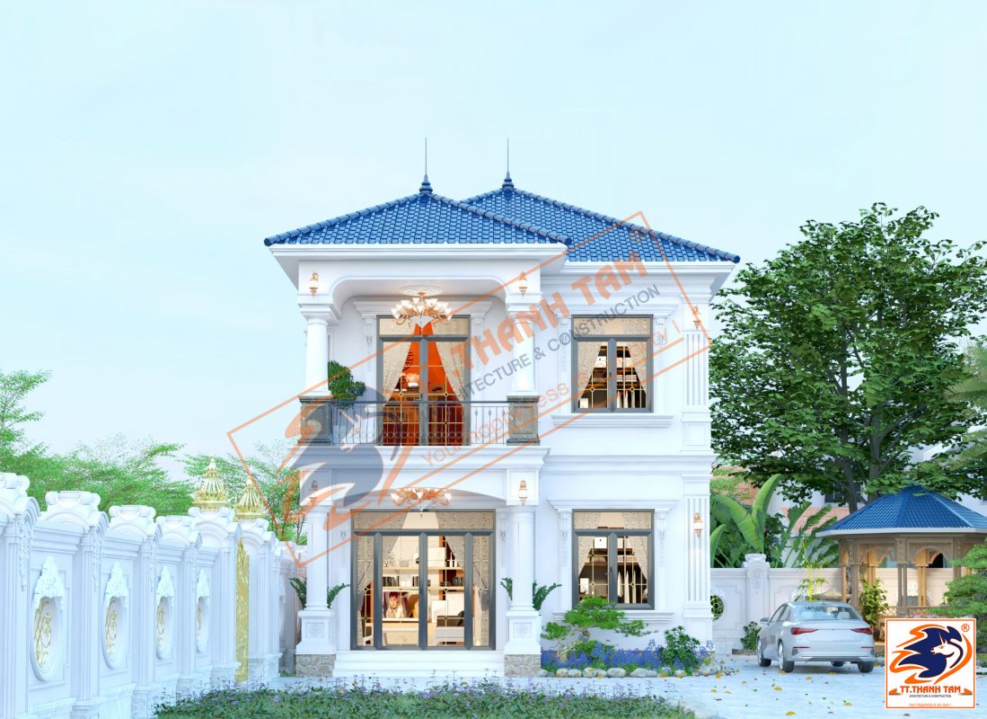 Thiết kế thi công Biệt thự Tân cổ điển 120 m2 Anh Hùng tại Quận 9 - Hồ Chí Minh