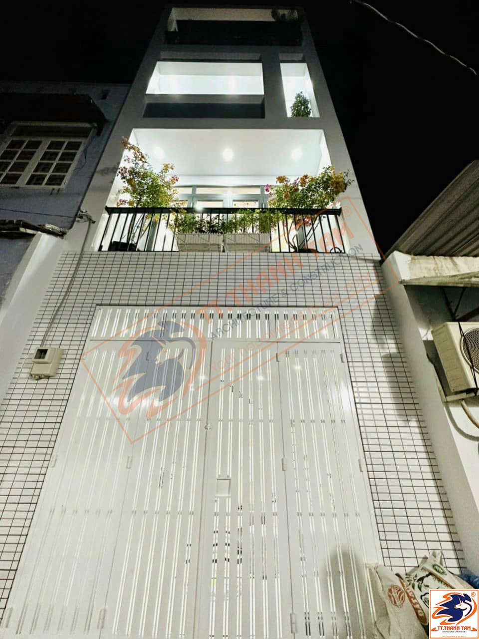 Thiết kế thi công trọn gói Nhà phố mini 4 tầng hiện đại tại Quận Gò Vấp – Hồ Chí Minh