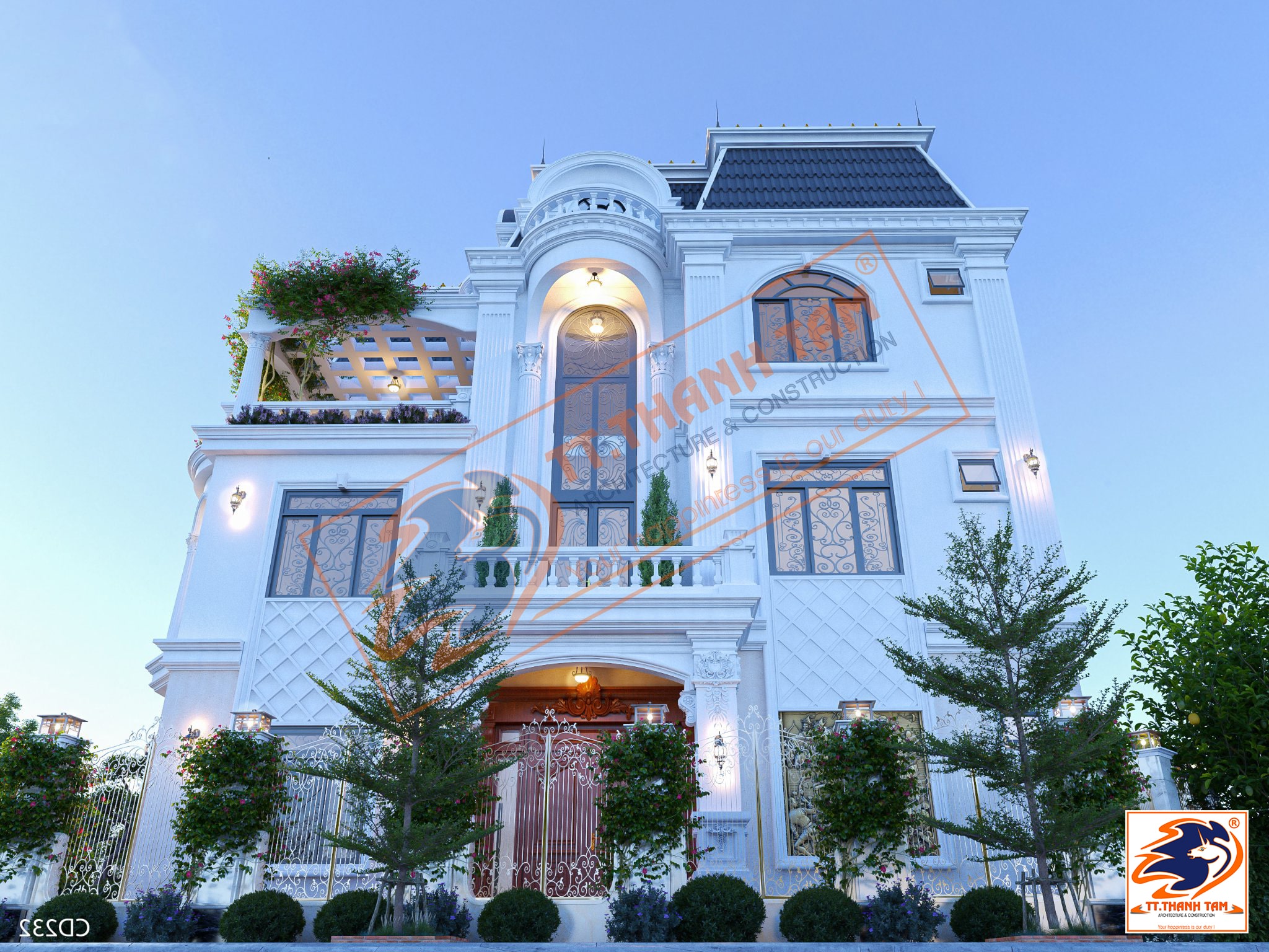 biệt thự tân cổ điển