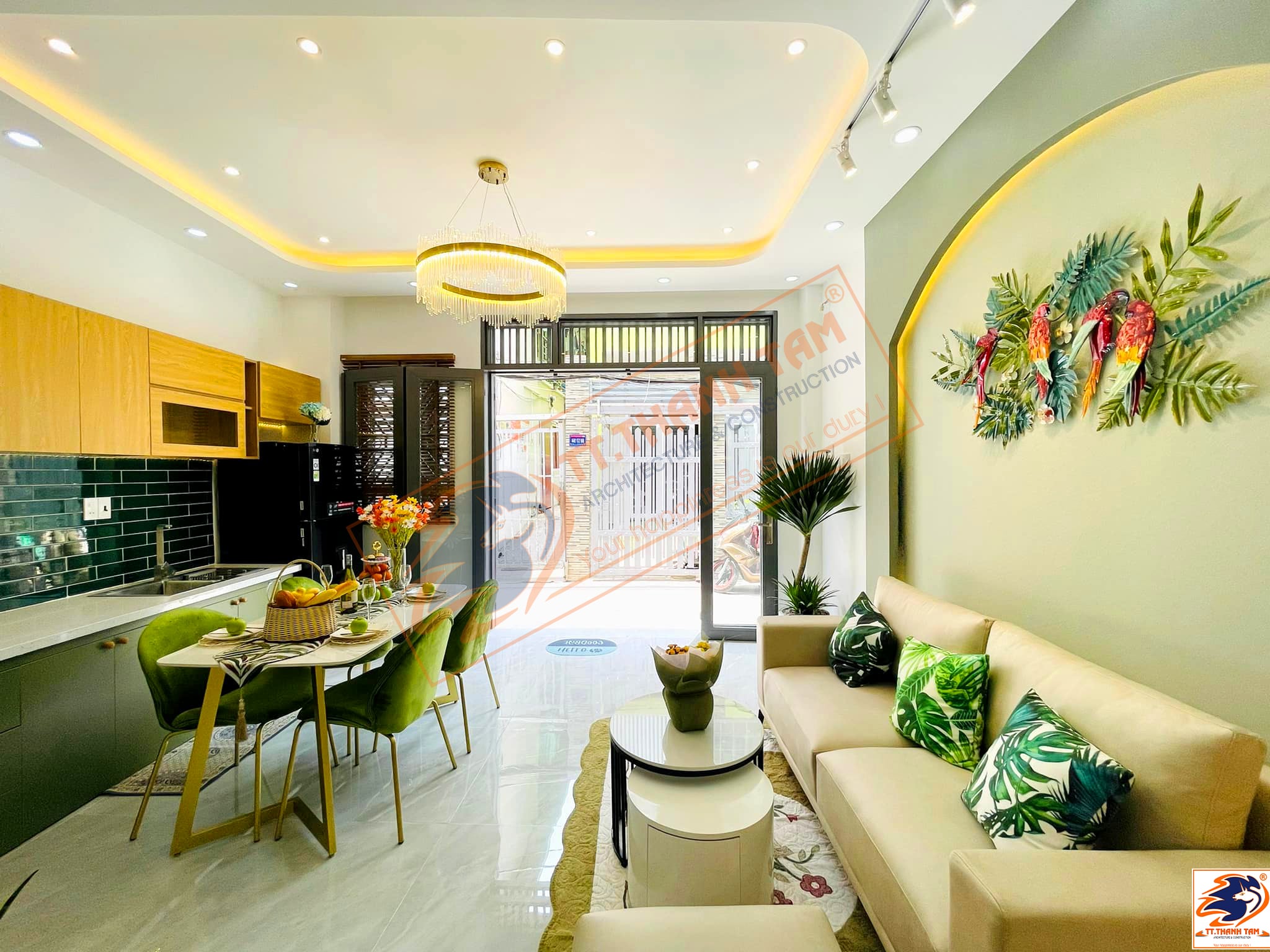 nhà phố mini hiện đại - phòng khách