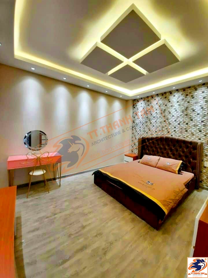 nhà phố hiện đại 3 tầng - phòng ngủ