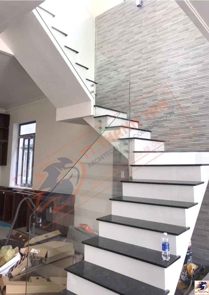 đơn vị thiết kế thi công tp hcm - lan can kính