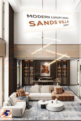 Thiết kế tinh tế và hiện đại trong nội thất Biệt thự - Sands Villa 1300m2 tại Biên Hòa