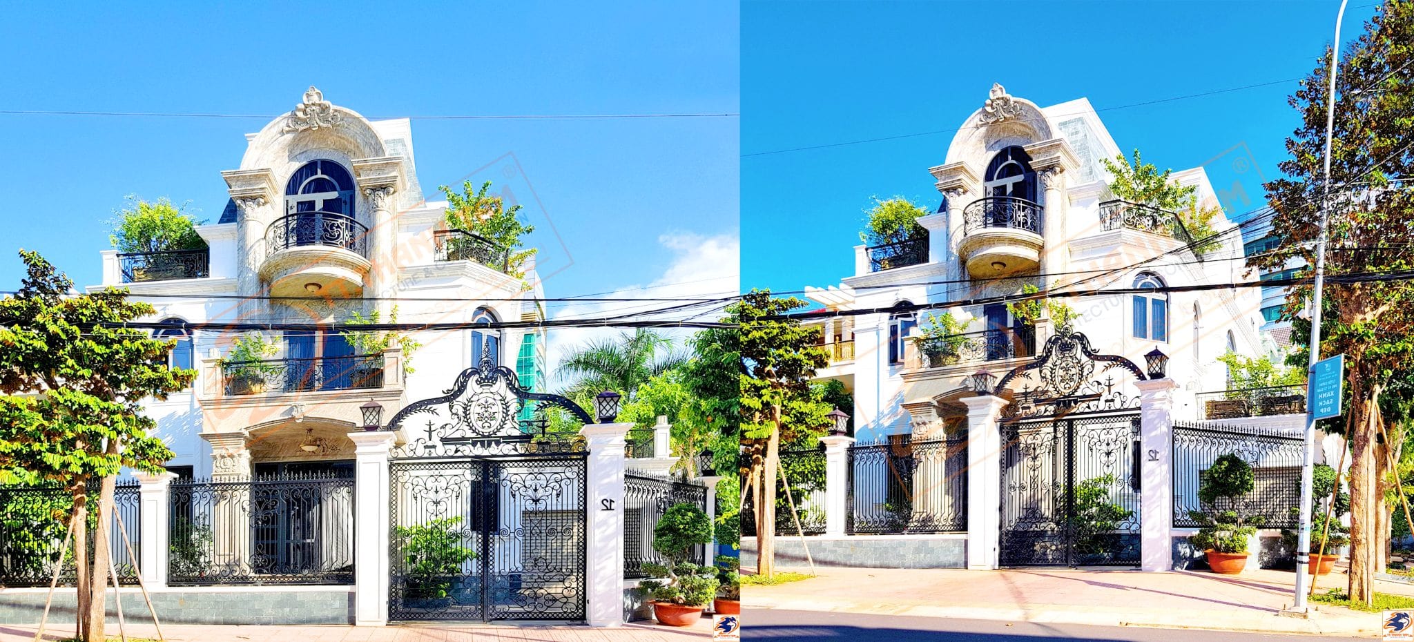 biệt thự tân cổ điển 3 tầng - hình ảnh thực tế
