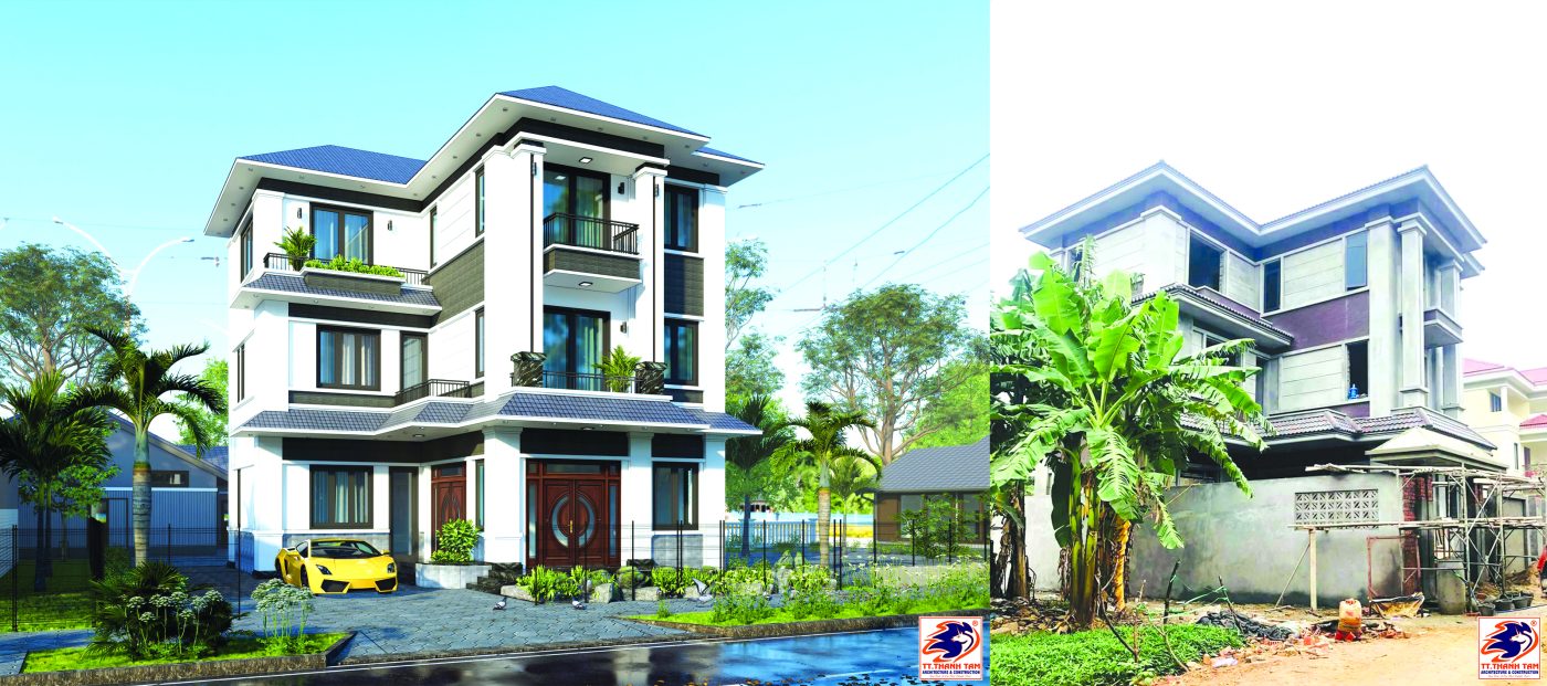 biệt thự nhà vườn - thiết kế và thực tế