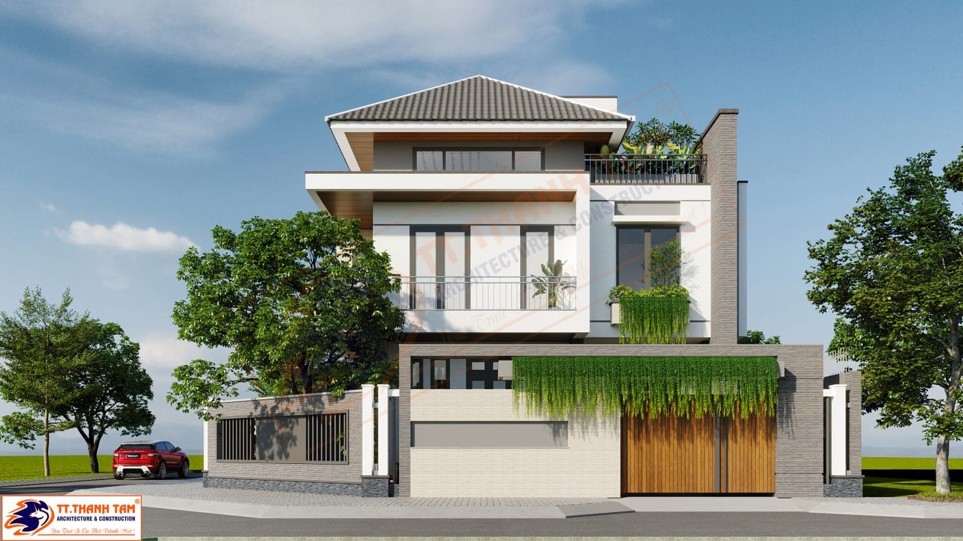 biệt thự cao cấp - mặt tiền