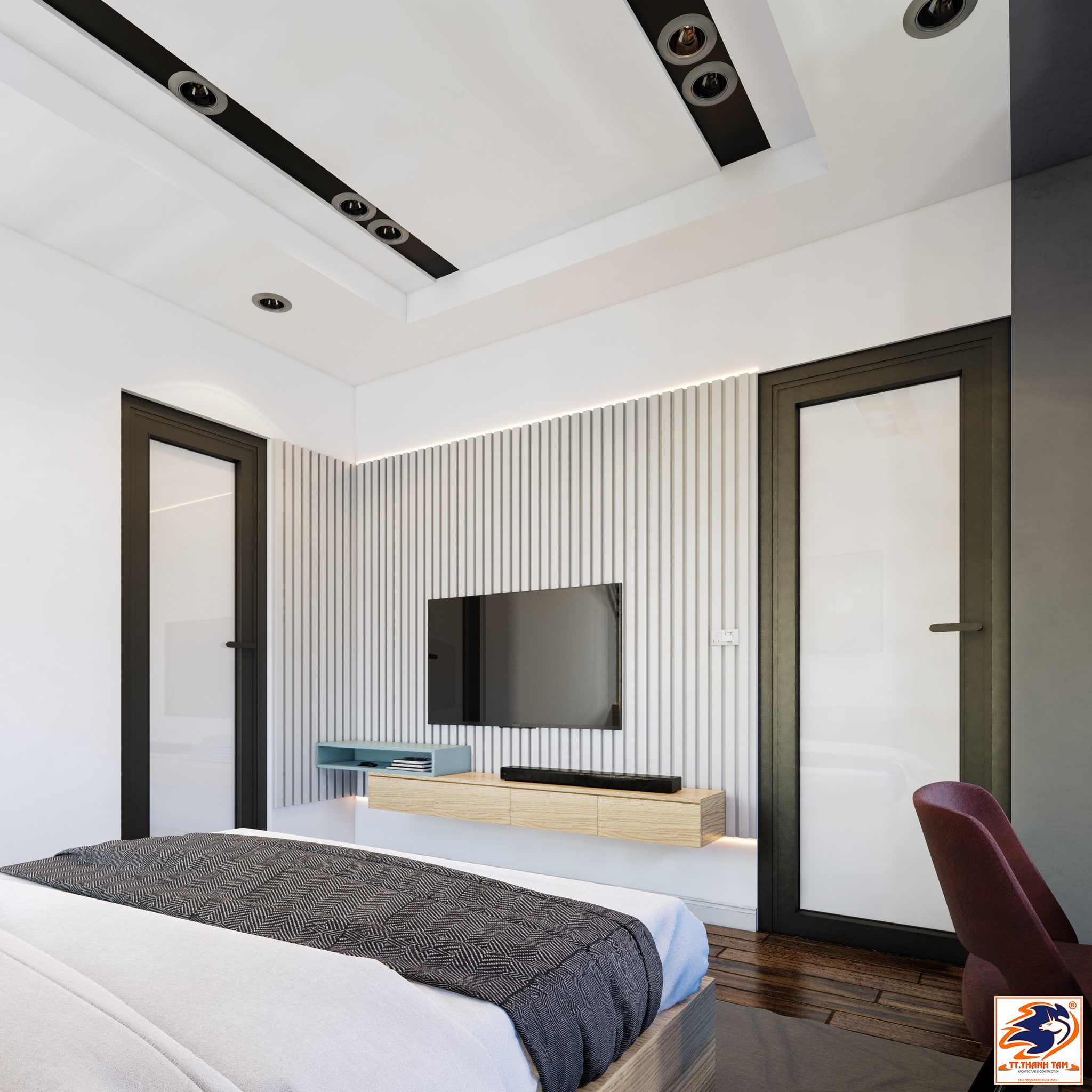 biệt thự nhà vườn - phòng ngủ