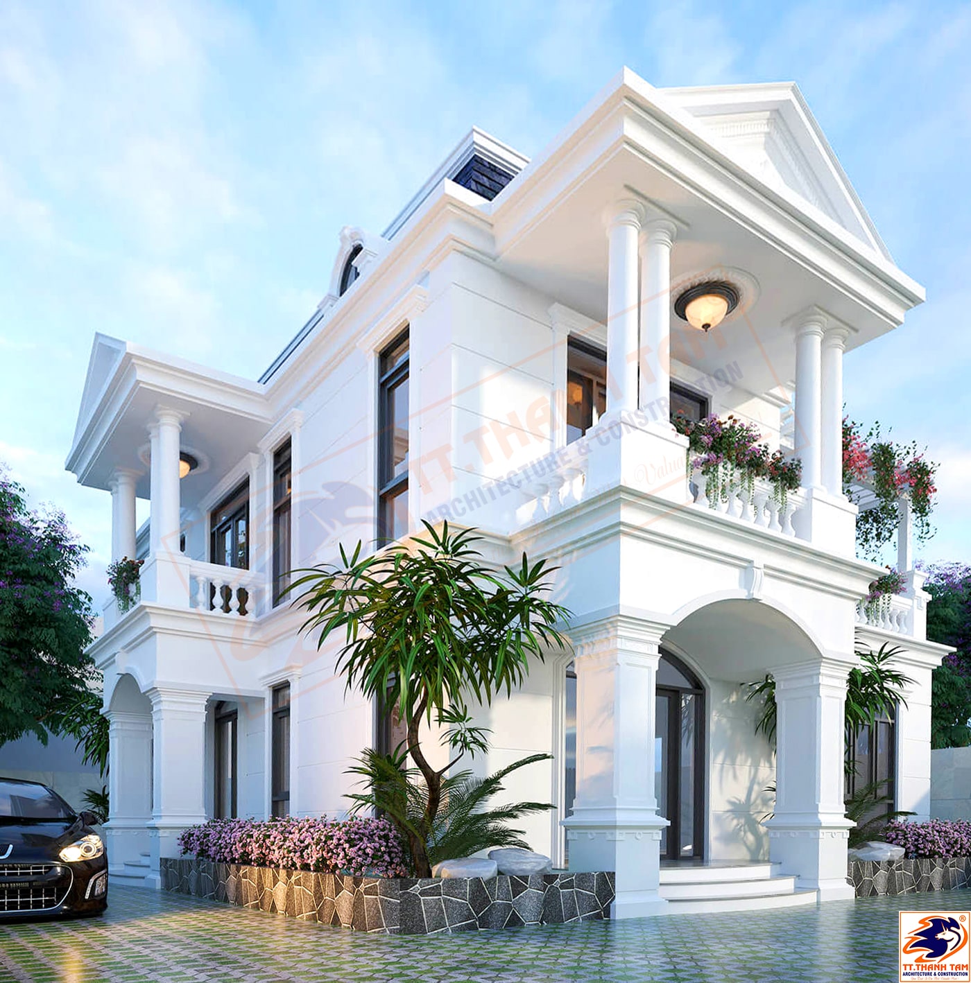 xu hướng thiết kế biệt thự tân cổ điển