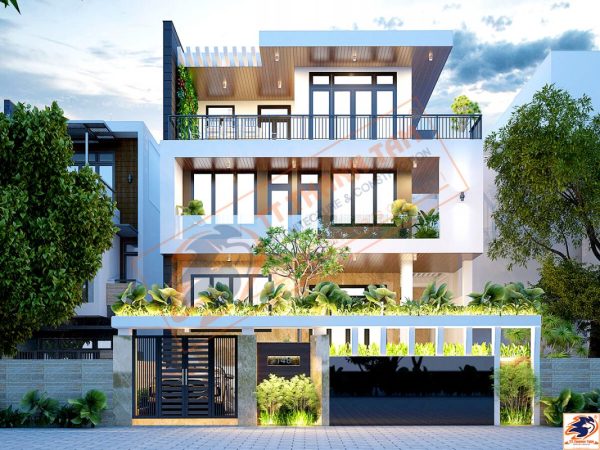 xây nhà trọn gói -nhà phố hiện đại