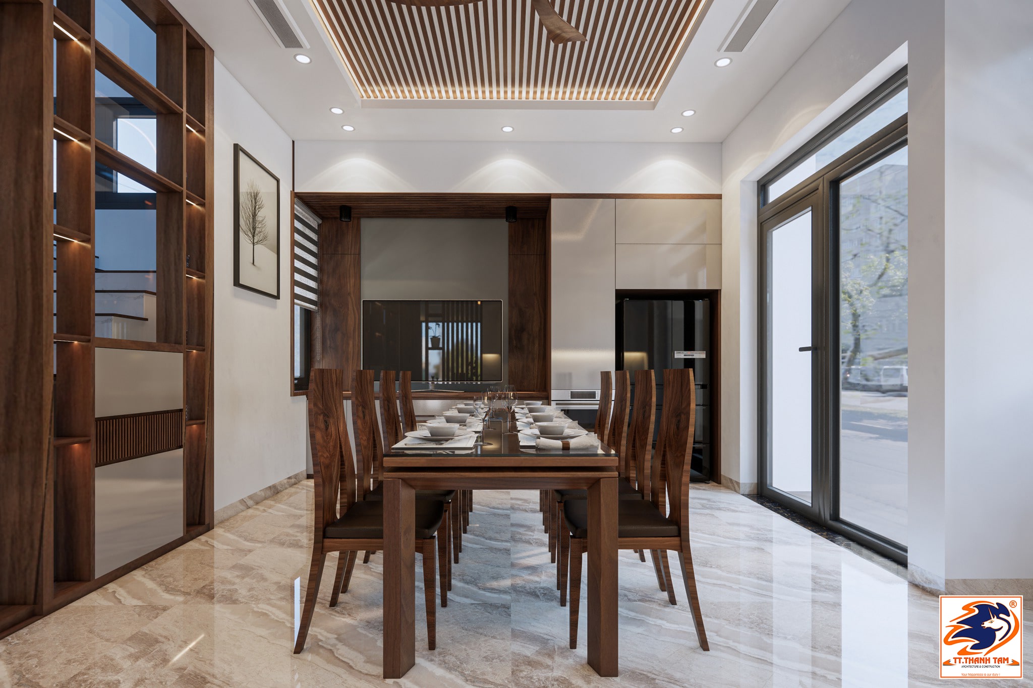 biệt thự nhà vườn - phòng bếp