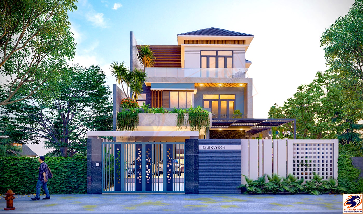 đơn vị thiết kế thi công tp hcm - nhà phố hiện đại