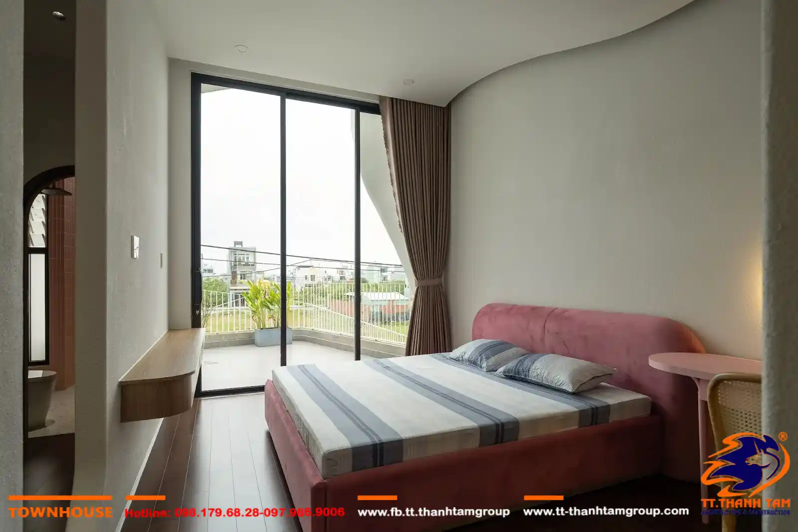 Nhà phố 5x20 phòng ngủ