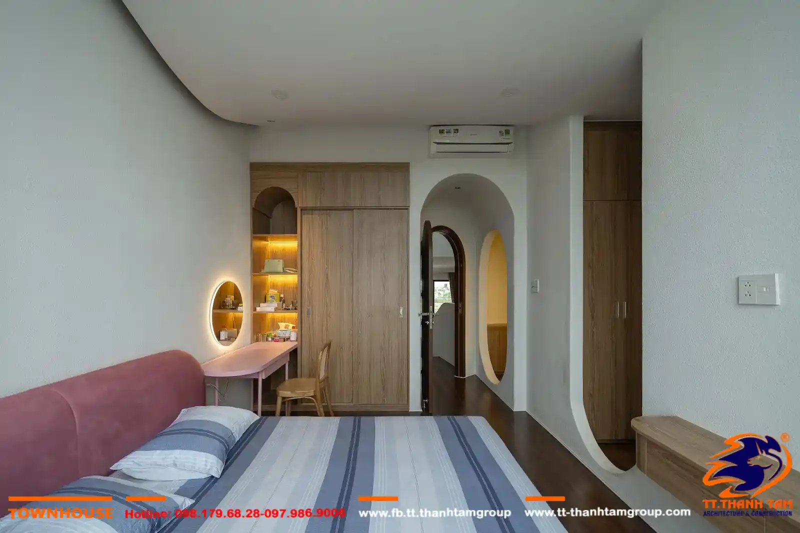 Nhà phố 5x20 phòng ngủ 