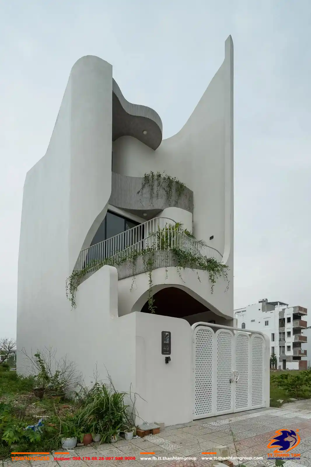 Nhà phố 5x20 mặt hông