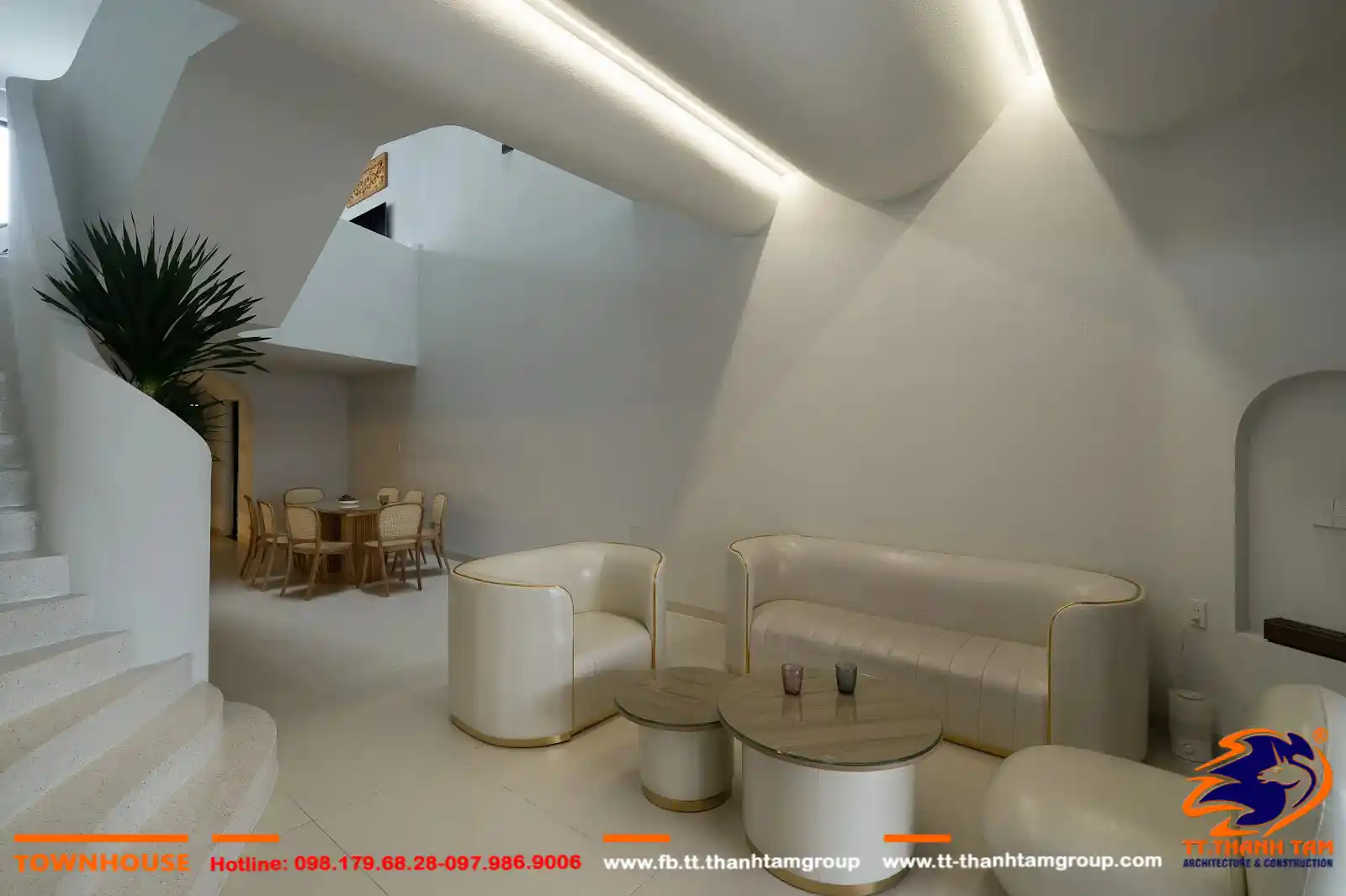 Nhà phố 5x20 phòng khách