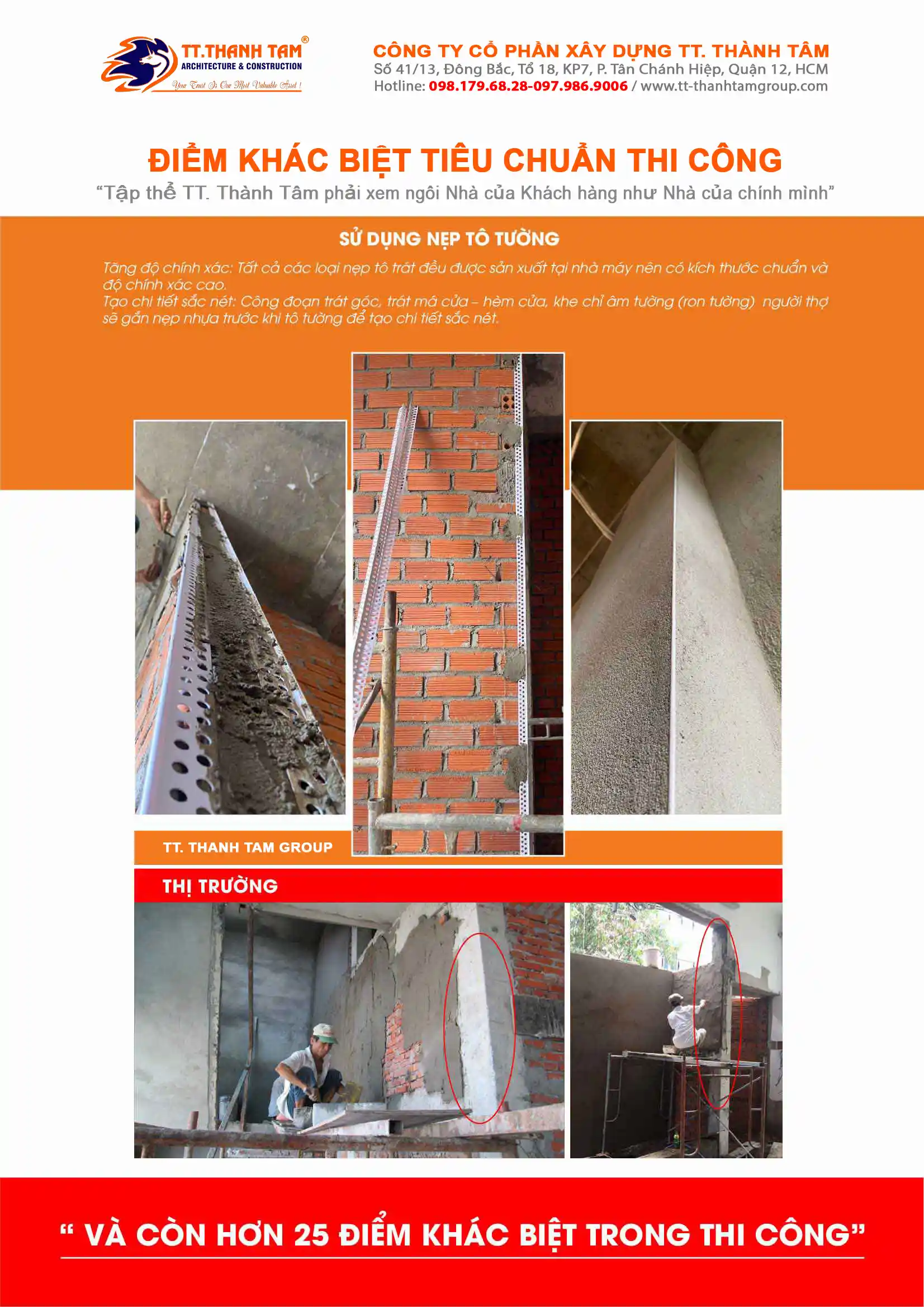 Báo giá xây nhà trọn gói kỹ thuật thi công 