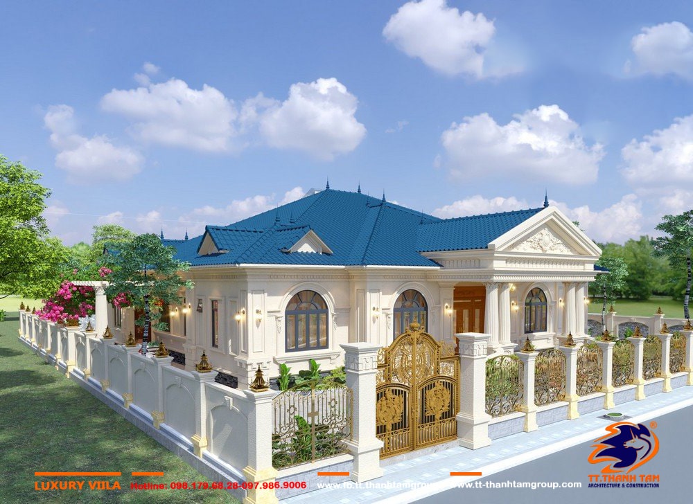 xu hướng thiết kế biệt thự tân cổ điển