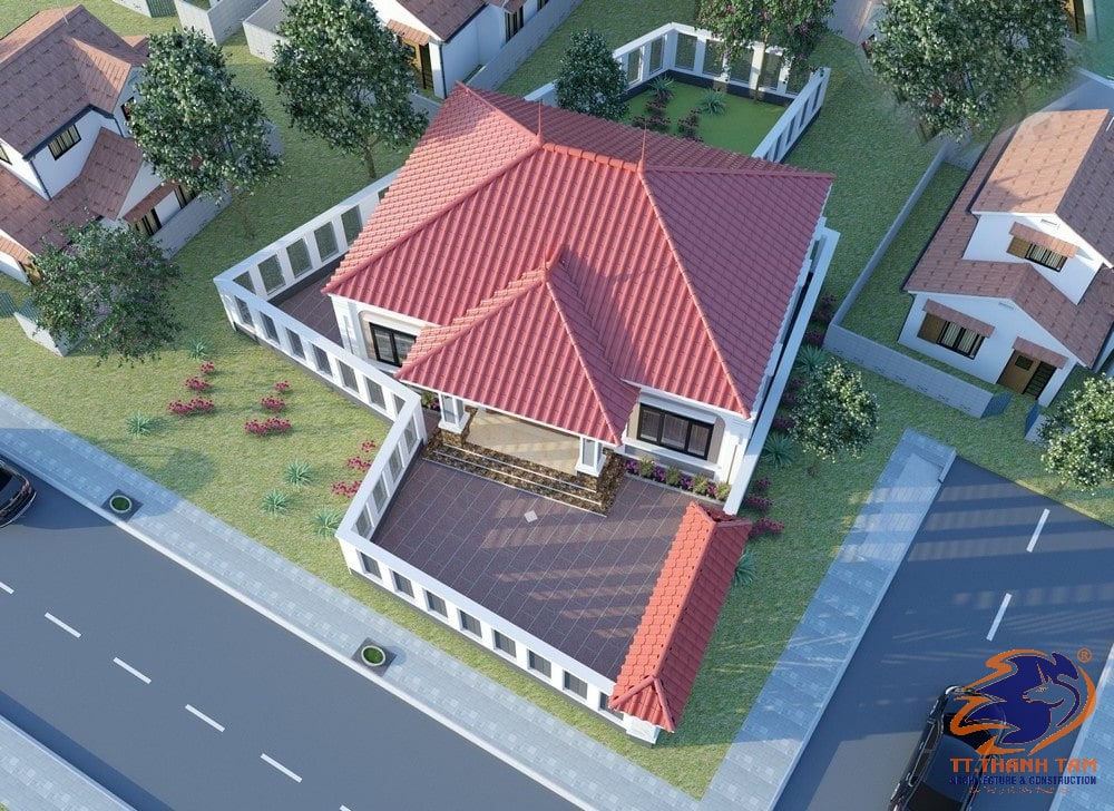 BIỆT THỰ MÁI NHẬT MÁI 