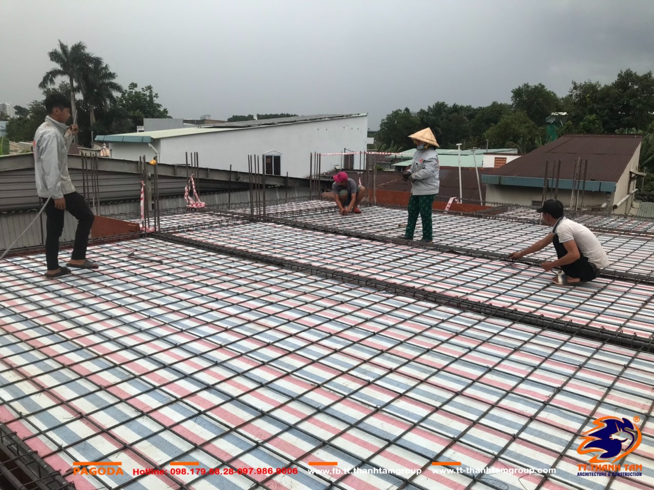 Dự Án Chùa An Linh thi công 