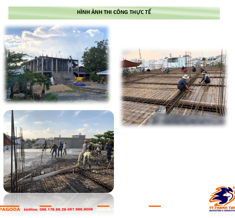 Dự Án Chùa An Linh thi công 