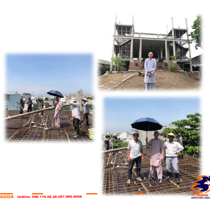 Dự Án Chùa An Linh thi công 